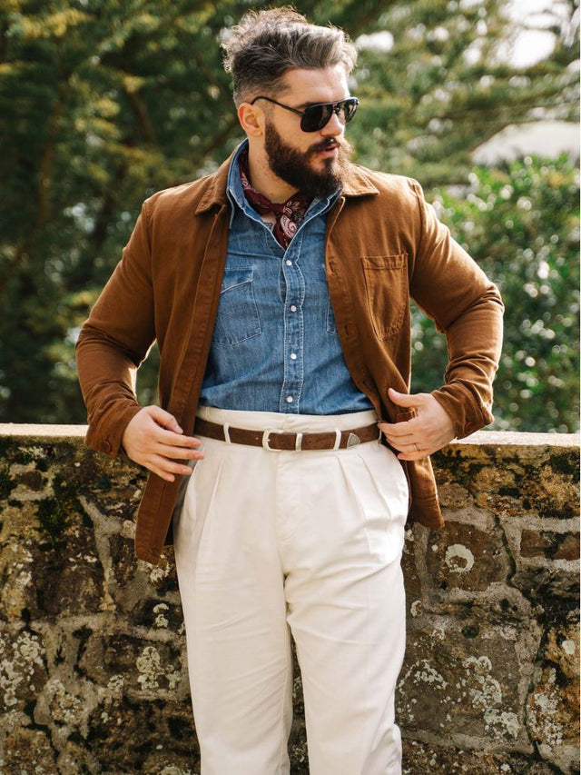 Brown western belt Laredo