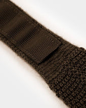 White Spot Knitted Cashmere Tie
