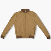 Brown Zip Deck Lightweight Jacket