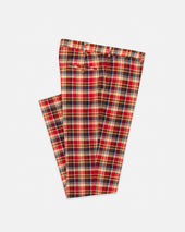 Made In Usa Red Authentic Madras Trouser