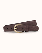 Belt - Brown Suede