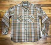 Desert Heavyweight Tartan Twill Work Shirt With Lf Buttons
