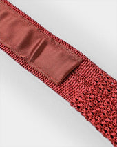 Bruciato Spot Knitted Silk Tie