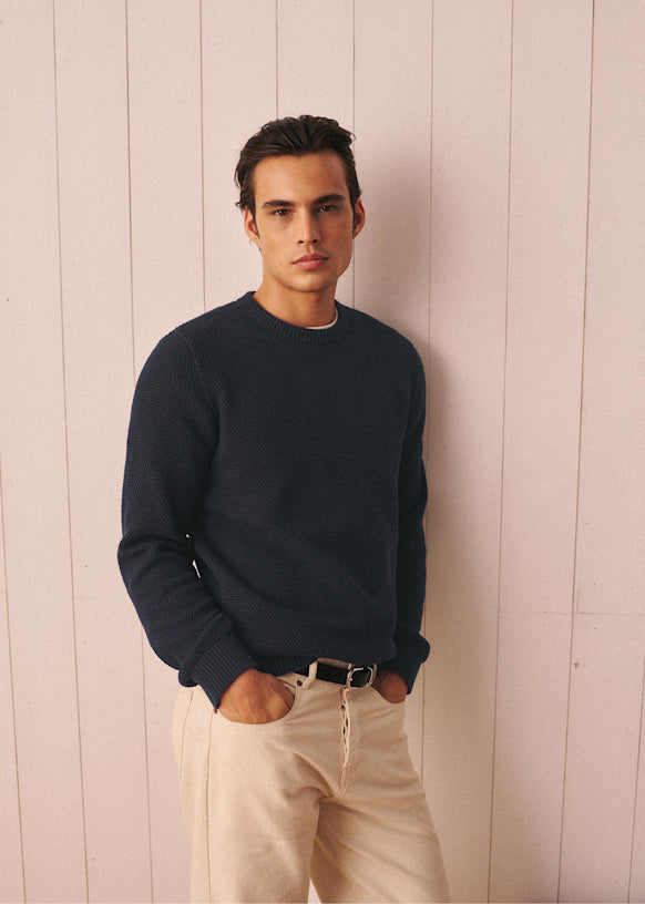 Basile Sweater - Navy