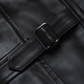 Dark Brown Lambskin Racer Jacket