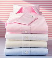 Classic Fit Plain Sea Island Cotton Double Cuff Shirt In