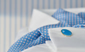 Classic Fit Swiss Poplin Double Cuff Shirt In