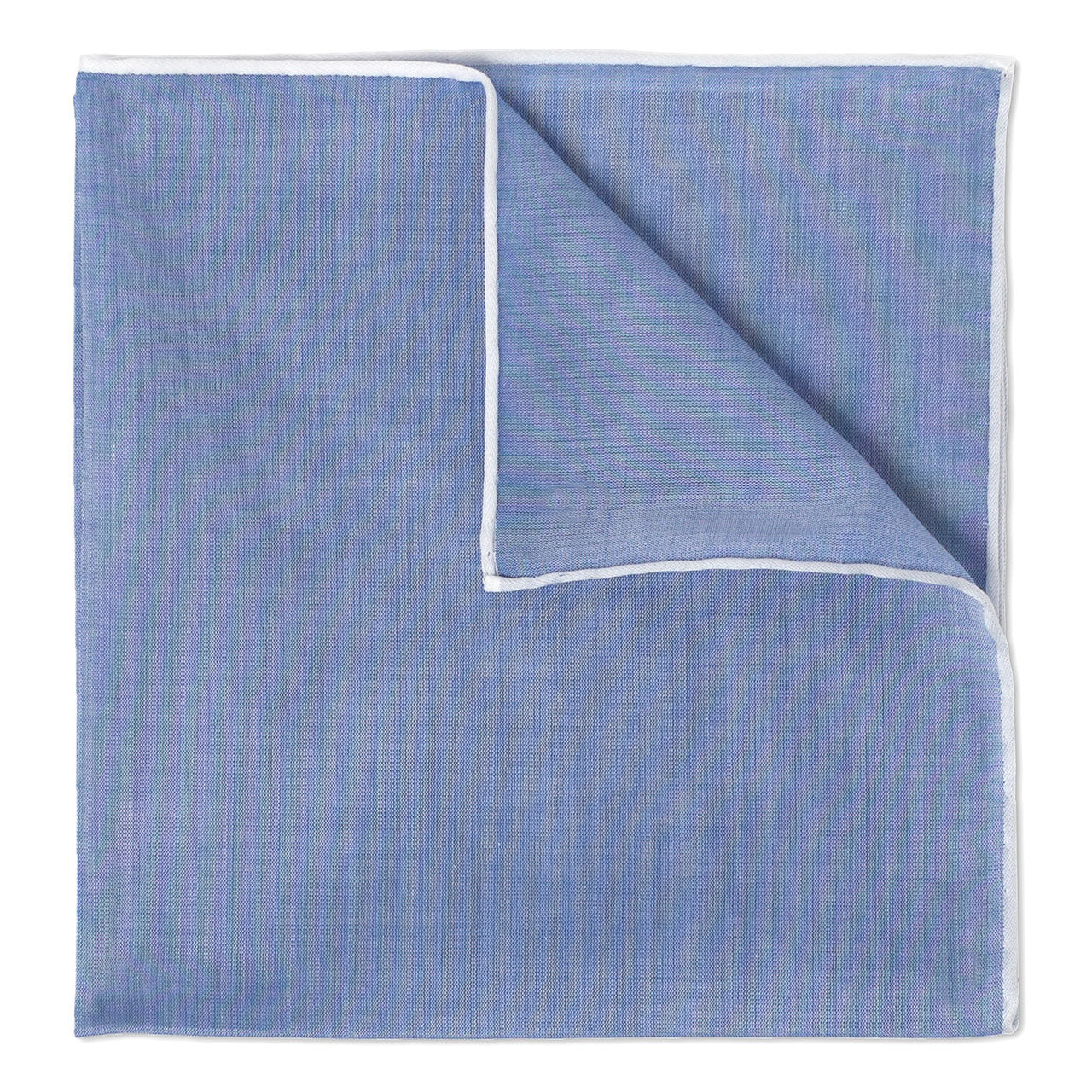 Plain Batiste Cotton Pocket Square In
