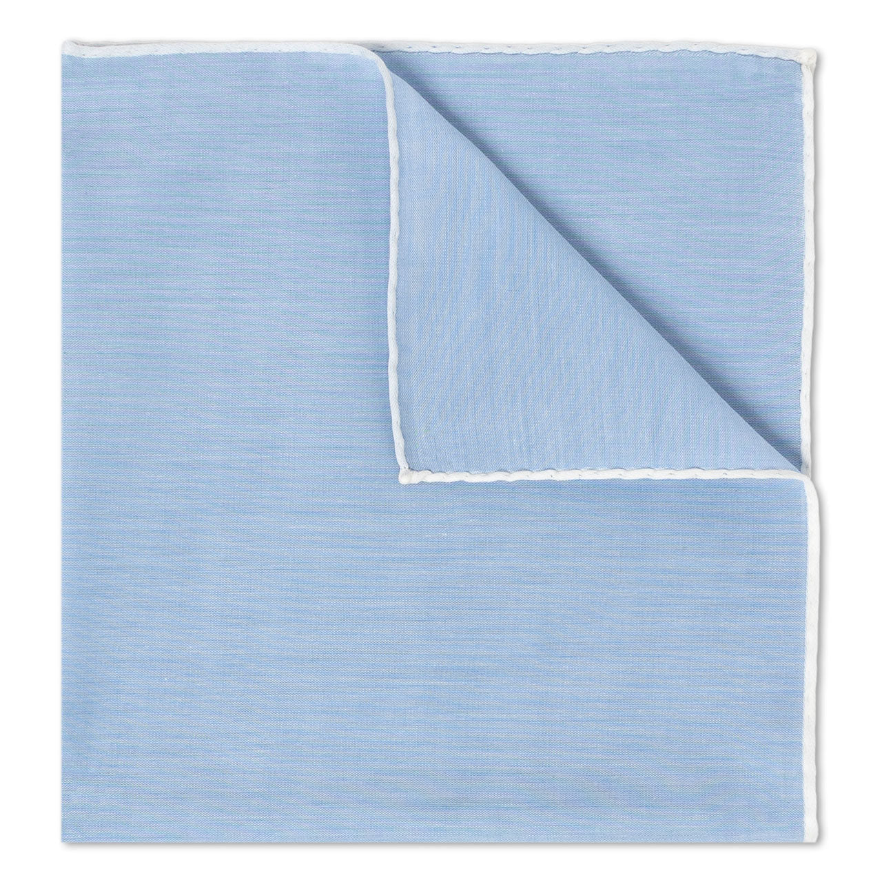 Plain Batiste Cotton Pocket Square In