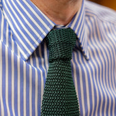Classic Fit Exclusive Budd Stripe Double Cuff Shirt In Edwardian
