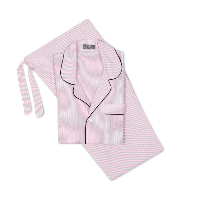 Exclusive Budd Stripe Pyjamas in Pink