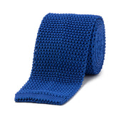 Plain Silk Knitted Tie In