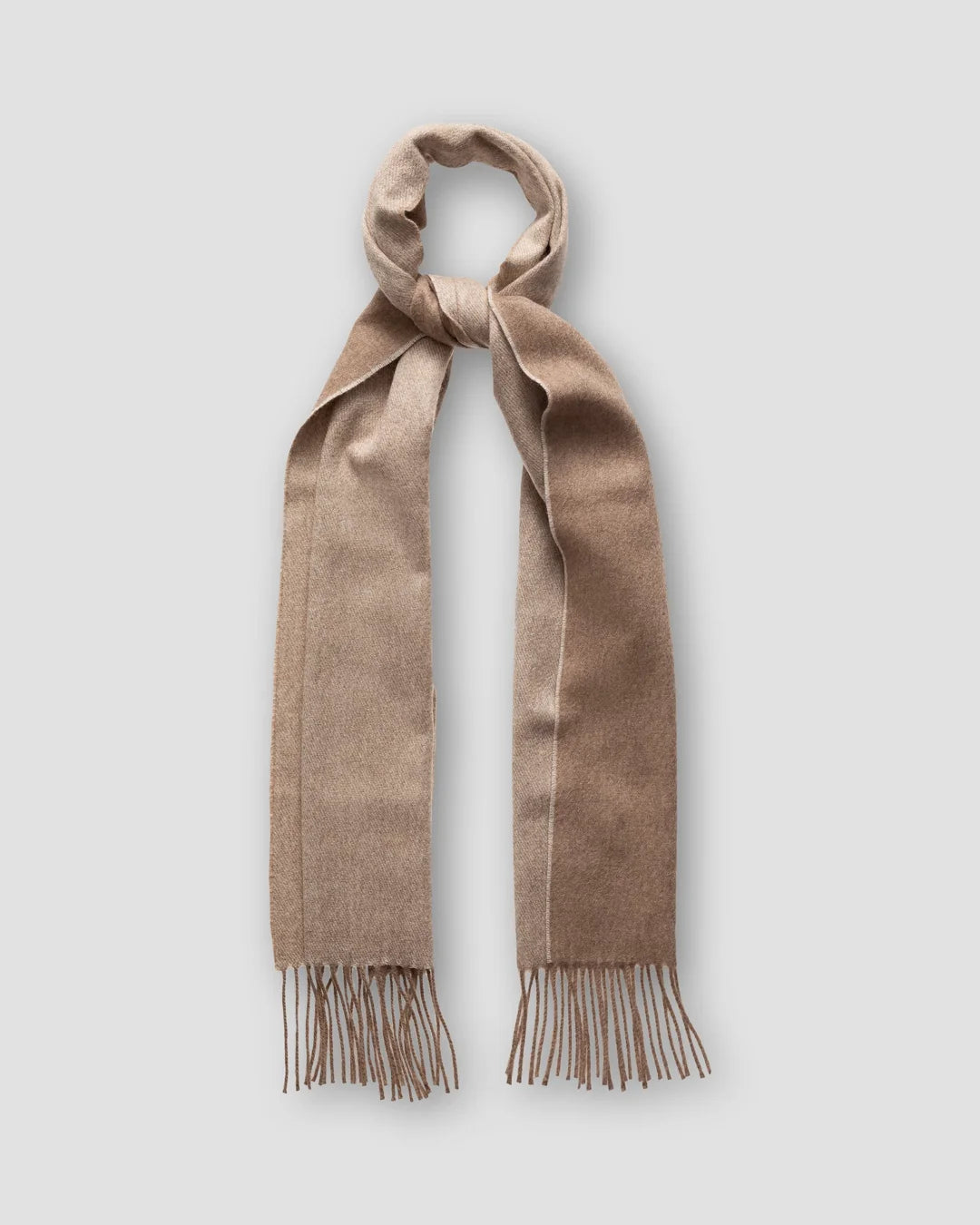 Beige Double Sided Cashmere Scarf