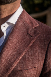 Linen And Wool Jacket Made In Italy