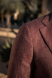 Linen And Wool Jacket Made In Italy