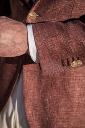 Linen And Wool Jacket Made In Italy