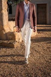 Linen And Wool Jacket Made In Italy