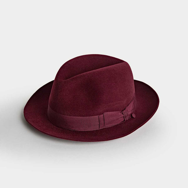Burgundy Jazz Trilby