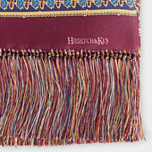 Large Fancy Paisley Printed Silk Scarf