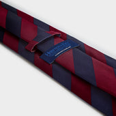 Block Stripe Silk Tie