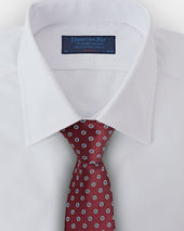 Repeated Floral Woven Silk Tie