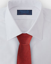 Small Houndstooth Wool Silk Blend Tie