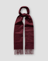 Burgundy Solid Cashmere Scarf