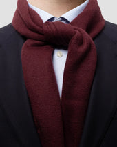 Burgundy Solid Cashmere Scarf