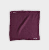 White Small Spot Silk Pocket Square