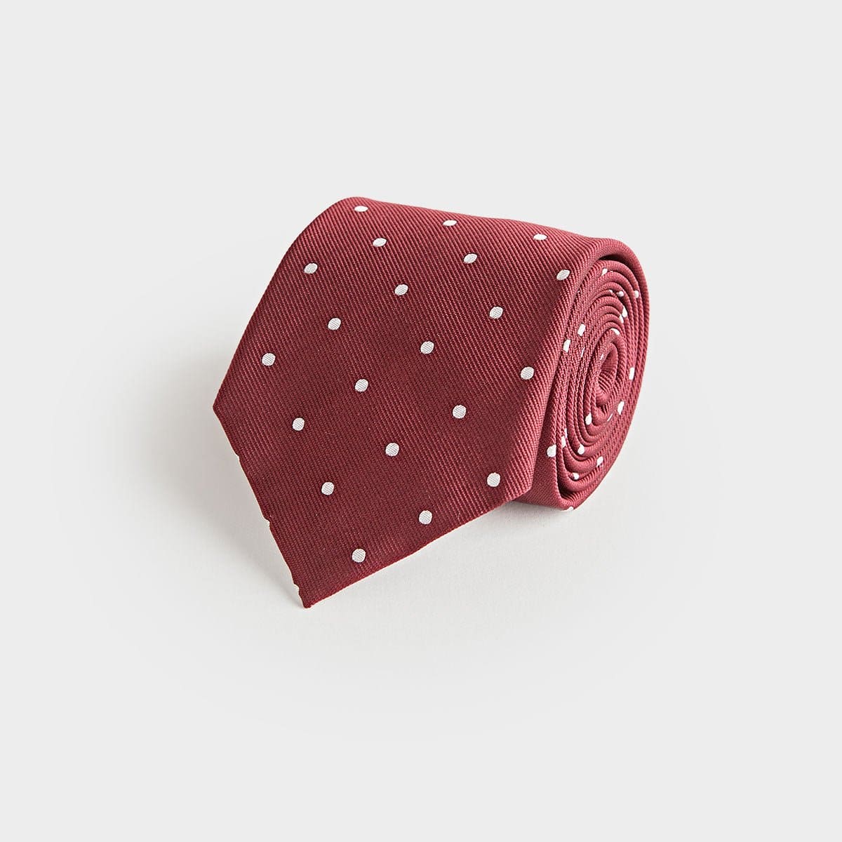 White Spot Silk Tie
