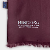 White Spot Silk Tubular Scarf