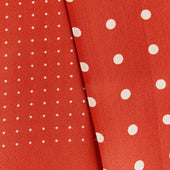 White Spot Silk Tubular Scarf