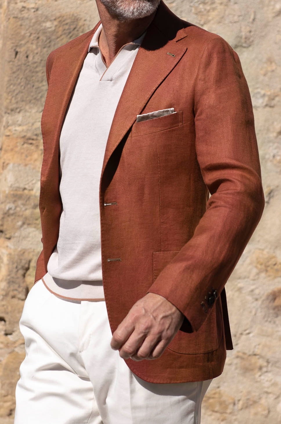 Linen Jacket Made In Italy