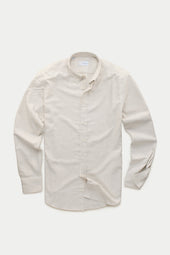Long Sleeve Slim Before-Dinner Button Down Cotton Shirt Vintage Cotton