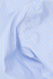 Striped Poplin Button Down Shirt