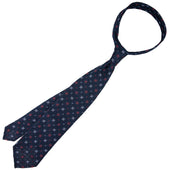 Floral Fina Grenadine Silk Tie Hand Rolled