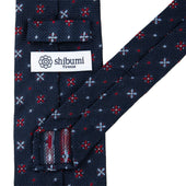 Floral Fina Grenadine Silk Tie Hand Rolled