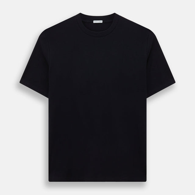 Navy Short-sleeve Pyjama T-Shirt