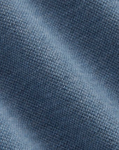The Pique Polo | Heather Soft Cobalt
