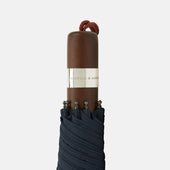 Telescopic Umbrella With Brown Maple Handle