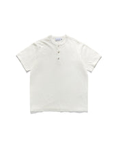 HENLEY NECK T-SHIRTS / OFF WHITE