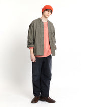 Banded Collar Shirts Hound Tooth
