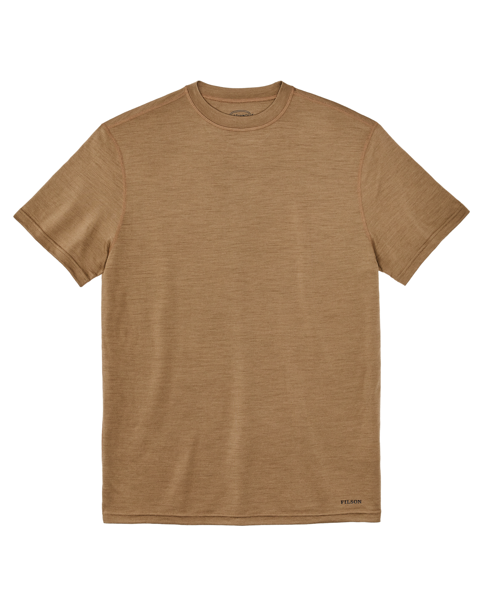 210g Merino Wool Short Sleeve Crewneck T Shirt