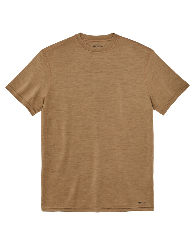 210g Merino Wool Short Sleeve Crewneck T Shirt