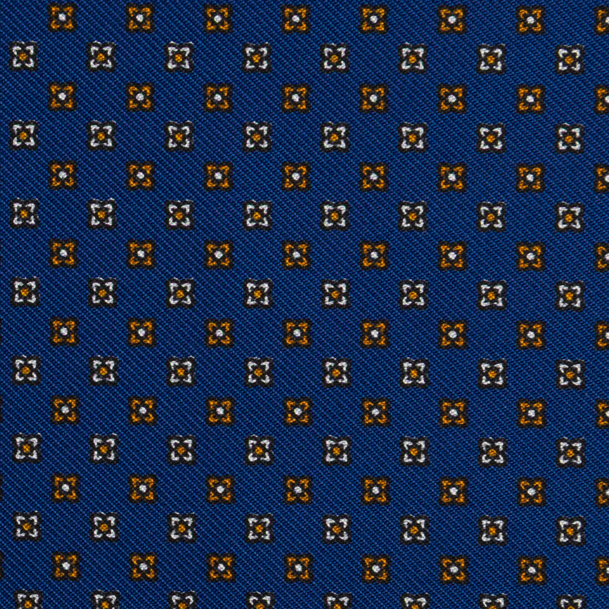 Floral Printed Silk Bespoke Tie Light