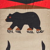 Bear Wool Blend Scarf