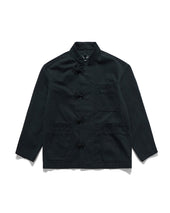 LOTUS COVERALL CHORE JACKET / BLACK HERRINGBONE
