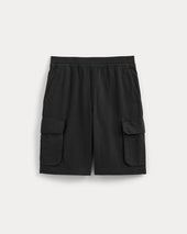 Pull-On Cargo Short | Black