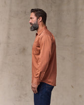 4.5-oz. Twill Shirt - Copper Brown