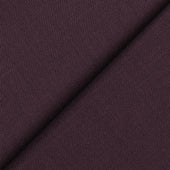 Aubergine Super 110’s Wool Serge Trousers
